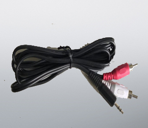 3.5 dual tone headset to RCA adapter